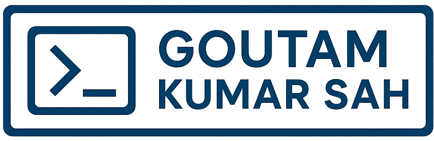 Goutam Kumar Sah Logo